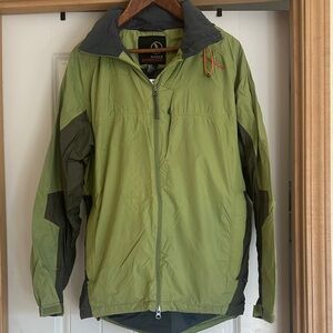 Aigle Two-Tone Green Windbreaker